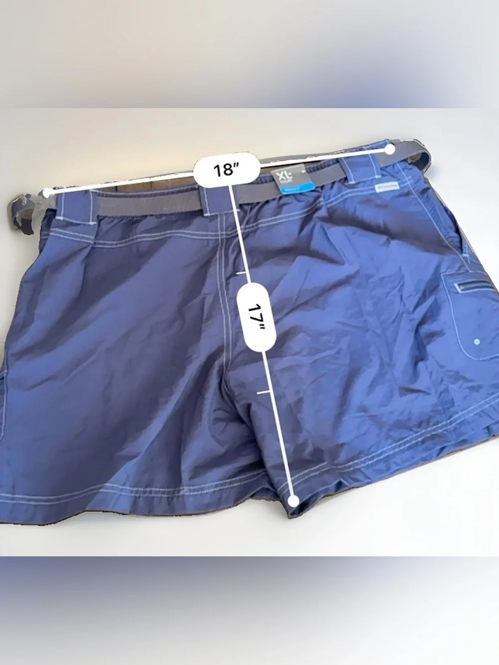 NEW Columbia women's Blue Cargo Shorts